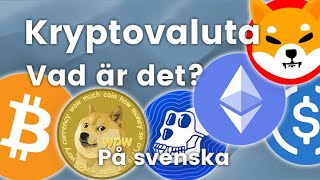 Vad är kryptovaluta Bitcoin Ethereum Shiba Pepe Doge Ape [upl. by Nairbo]