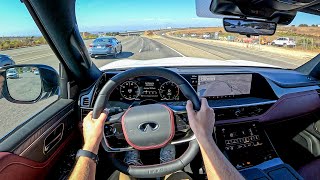 2025 Infiniti QX80 Autograph  POV Test Drive Binaural Audio [upl. by Karlin]