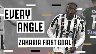 Denis Zakarias First Juventus Goal  EVERY ANGLE  Juventus 20 Hellas Verona [upl. by Netloc]