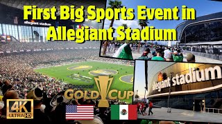 Allegiant Stadiums first big sports event Concacaf Gold Final 2021 in Las Vegas [upl. by Sax]