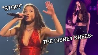 Olivia Rodrigo being CRAZY on Guts World Tour for 2 minutes straight [upl. by Atilegna]