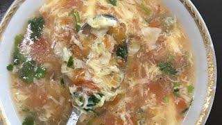 TOMATO Egg SoupEgg Soup recipe [upl. by Louth]