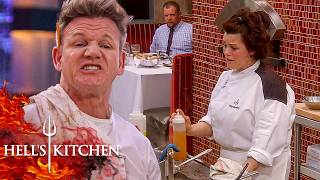 Every Chef Gets Kicked Out in the Worst Ever Black Jackets Dinner Service  Hells Kitchen [upl. by Akinat789]