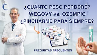 ¿WEGOVY vs OZEMPIC¿Recuperaré el PESO¿PÉRDIDA de MASA MUSCULAR ¿Cuántos KG perderé Guía Sencilla [upl. by Gascony131]