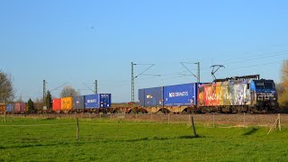 Zugverkehr auf der Rheintalbahn  Buntes in Niederschopfheim [upl. by Vargas]