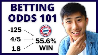 Betting Odds Explained  Sports Betting 101 [upl. by Cris]