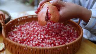 Homemade Pomegranate Wine Guizhou Authentic Style [upl. by Kciredorb236]