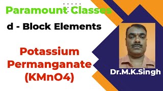 Video  3Potassium Permanganate KMnO4 Preparation Physical and Chemical Propertiesd  Block [upl. by Wanda]