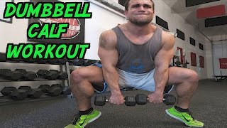 Intense 5 Minute Dumbbell Calf Workout [upl. by Elisabeth]