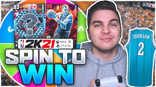 Adding Our FIRST Diamond Card NBA 2K21 Spin To WIN 2 [upl. by Aivekahs902]