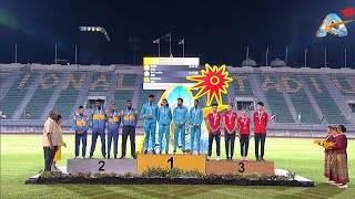 4x400 Mixed Relay Team create new NR with timing of 31412 to win 🥇at Asian Relay Championship [upl. by Osnohpla]