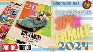 CALENDARIO SPY X FAMILY 2024 PANINI [upl. by Eenet8]