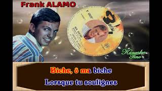 Karaoke Tino  Frank Alamo  Ma biche  Avec choeurs [upl. by Nevad725]