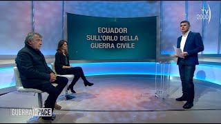 Guerra e Pace Tv2000 10 gennaio 2024  Ecuador Ucraina e Medio Oriente [upl. by Norted]