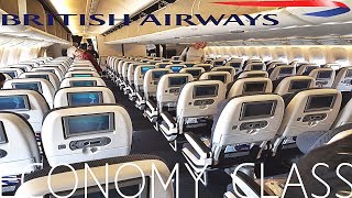 British Airways ECONOMY London to DohaBoeing 777200 [upl. by Nylecyoj423]