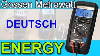 Multimeter Test Leistungsmessgerät Gossen Metrawatt METRAHIT ENERGY  Praxis Test  Review [upl. by Araz]