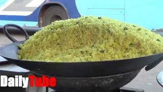 Poha  Kanda Poha  Street Food Poha  Rajshthani Poha  Latest Food Video  Street Food India [upl. by Leber]