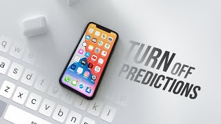 How to Turn Off iPhone Predictive Text tutorial [upl. by Ydna]