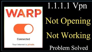 1111 vpn not connecting problem 2023  1111 vpn connect nahi ho raha hai [upl. by Nur]