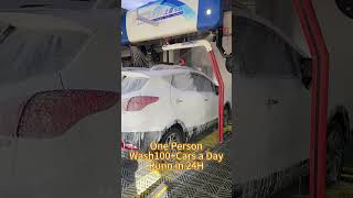 Contactless car wash with 24hour efficiencycarwash carwashing [upl. by Georgine524]