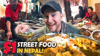 1 STREET FOOD in Nepal  What People REALLY Eat in Kathmandu  Unique Nepali Food Tour 2023 [upl. by Anselmo]