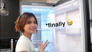 so bumili ako ng fridge   unboxing  vlog by maris racal [upl. by Asiaj62]