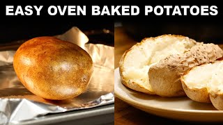 How To Cook Oven Baked Potatoes [upl. by Nelly]