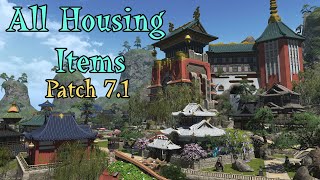 Patch 71 Housing Item Previews [upl. by Ilatfen]