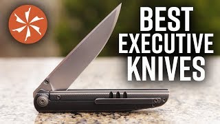 The Best Executive Folding Knives Available Now at KnifeCentercom [upl. by Naveb]