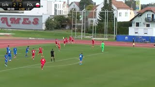 Słowenia U17 vs Polska U17 22 Skrót Meczu Kwalifikacje do Euro U17 [upl. by Baptlsta]