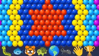 bubble shooter game  bubble shooter game play video   bacchon ka khel  kids learning video [upl. by Belldas]