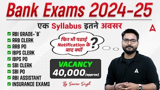 Bank Exam 2024  Bank Exam Syllabus and Preparation Strategy by Saurav Singh  Adda247 [upl. by Dewain]