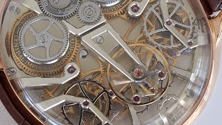 Bernhard Lederer Central Impulse Chronometer  natural escapement [upl. by Yvel809]