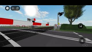 Botley Drove Level Crossing  North Yorkshire Roblox 29102024 [upl. by Odette120]