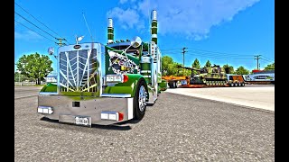 M109A6 Paladin Deloupe Lowboy Peterbilt Haterbilt Viper 379389  Detroit Diesel S60 Tuned 140 [upl. by Patric]