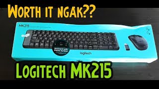 Review singkat Logitech MK215 Indonesia [upl. by Kurland]