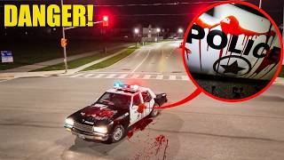 IF YOU SEE BLOOD ON A POLICE CAR CALL FOR HELP someone is in TROUBLE [upl. by Ful]