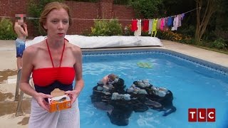 Mom Washes Clothes in Pool Extreme Cheapskate [upl. by Iseabal223]