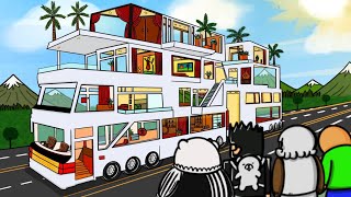 สร้างรถให้เป็นบ้านสุดหรู  Roblox [upl. by Chew]