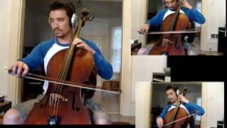 Nothing Else Matters  4 parts played by one cellist [upl. by Ylek]