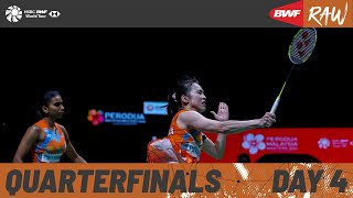 PERODUA Malaysia Masters 2024  Day 4  Court 2  Quarterfinals  Session 2 [upl. by Ahsiyk227]