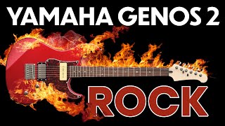 Yamaha Genos 2 Entire Rock Style Category [upl. by Atiluap487]