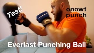 Everlast Punching Ball TestOne Two Punch Spaß Training für Zuhause Reaktion Reflexe verbessern [upl. by Llenhoj]