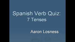 Learn 7 Tenses in Spanish with Verb Quiz 9 [upl. by Trutko]