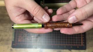 Lightsaber Pen Copper and Green [upl. by Dranal]