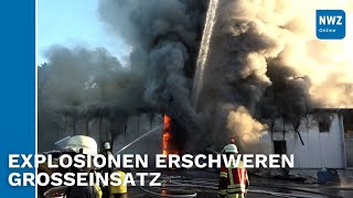 Brand im Autohaus Rolf in Wiesmoor [upl. by Winola477]