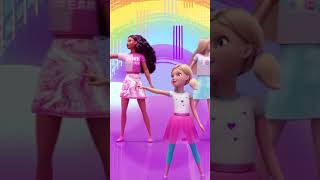 Canción de la Barbie Band quotHacer una amistad” Vídeo musical 🌈🎵  Barbie en Español [upl. by Einhpad894]