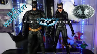 Mcfarlane Toys DC MULTIVERSE The Dark Knight BATMAN SKY DIVE amp CATWOMAN PLATINUM EDTION REVIEW [upl. by Karlie]