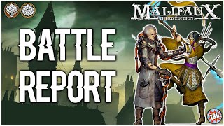 Malifaux Battle Report Outcasts vs Ten Thunders [upl. by Yasmine736]