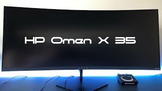 HP Omen X 35 GSync REVIEW [upl. by Ashti]